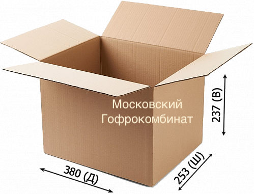 Картонная коробка Т23 380*253*237