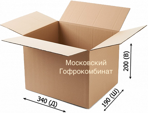 Картонная коробка Т23 340*190*200